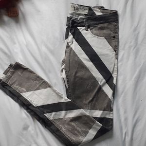 Union Jack Religion skinny jeans
